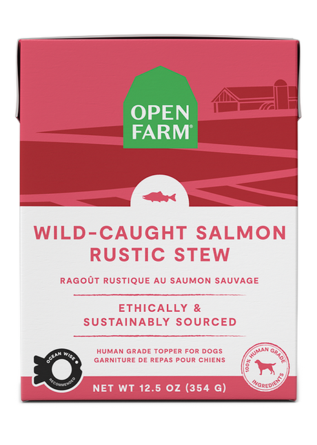 Open Farm Homestead Wild-Caught Salmon Rustic Stew Wet Dog Food - 12.5oz