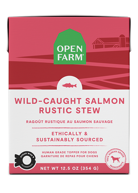 Open Farm Homestead Wild-Caught Salmon Rustic Stew Wet Dog Food - 12.5oz