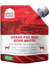 Open Farm Grass-Fed Beef Bone Broth for Dogs - 12oz