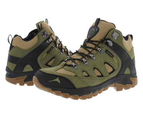 Pacific Mountain Men's Elysian Mid Boot - Olive/Dark Khaki Olive/Dark Khaki