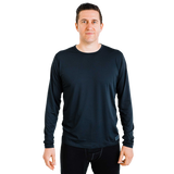 Polar Max Men's Single Layer Crewneck - Black Black