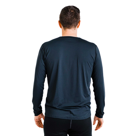 Polar Max Men's Single Layer Crewneck - Black Black