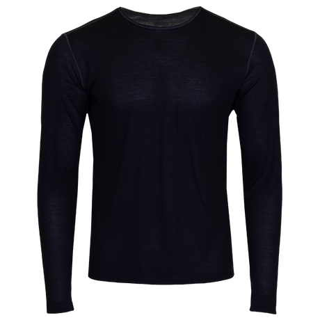 Polar Max Men's Single Layer Crewneck - Black Black