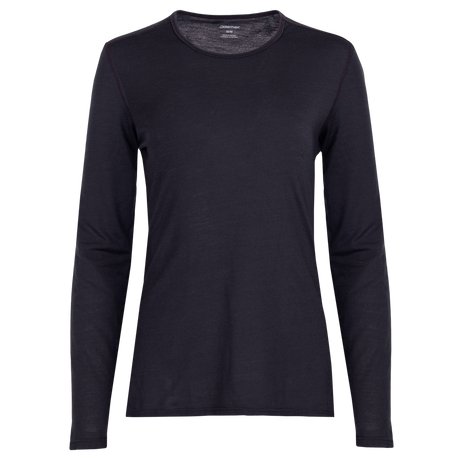 Polar Max Women's Single Layer Crewneck - Black Black