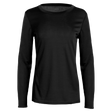 Polar Max Women's Double Layer Crewneck - Black Black