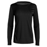 Polar Max Women's Double Layer Crewneck - Black Black