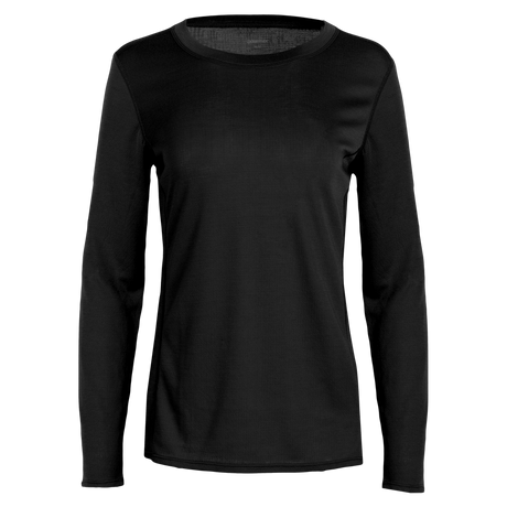 Polar Max Women's Double Layer Crewneck - Black Black