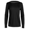 Polar Max Women's Double Layer Crewneck - Black Black