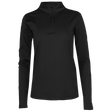 Polar Max Women's Micro Fleece Zip-T - Black Black