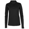 Polar Max Women's Micro Fleece Zip-T - Black Black