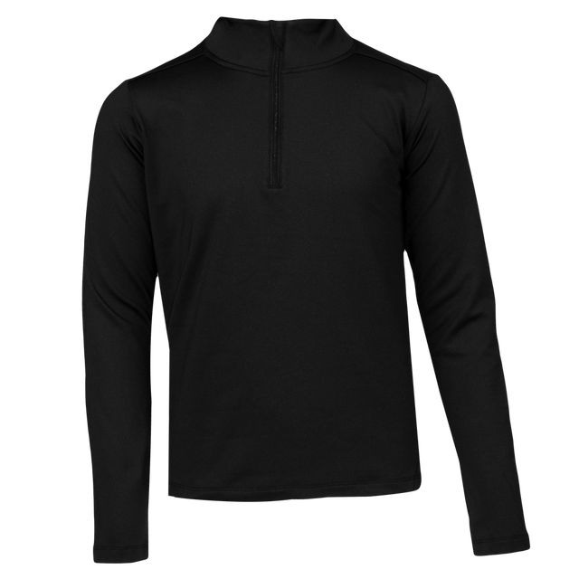 Polar Max Youth Micro Fleece Zip-T - Black Black