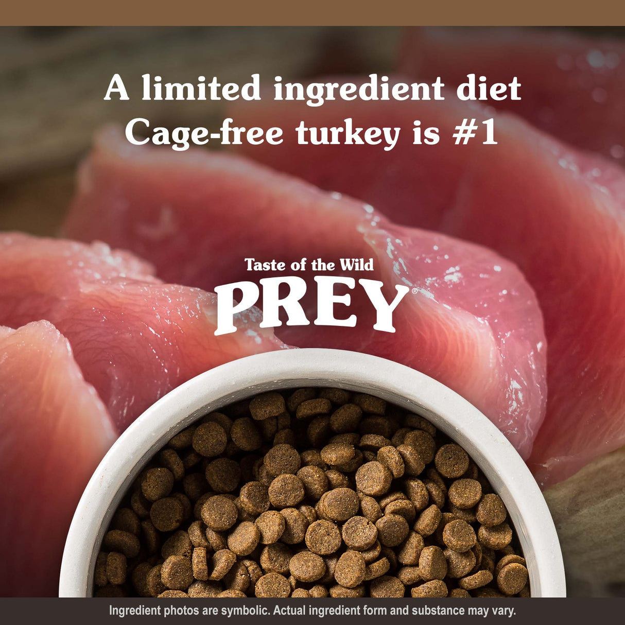 Taste of the Wild PREY Turkey Limited Ingredient Recipe for Dogs - 25 LB