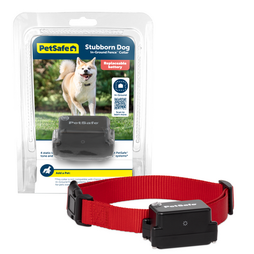 PetSafe Stubborn Dog In-Ground Fence Receiver Collar Red