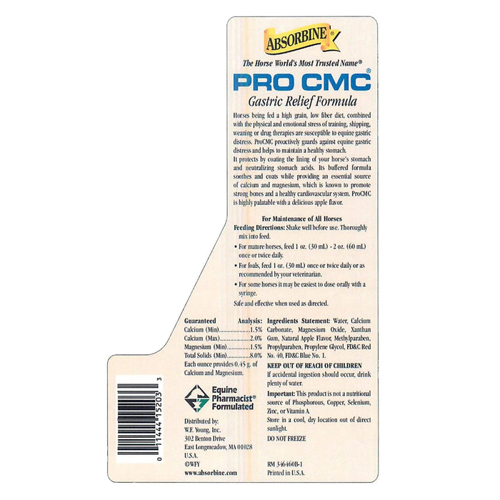 Absorbine PRO CMC Gastric Relief Supplement Solution - 64oz.
