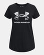 Under Armour Girls' Ua Sportstyle Graphic Short Sleeve Black/white