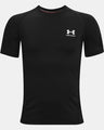 Under Armour Boys' Heatgear Armour Short Sleeve Black/white