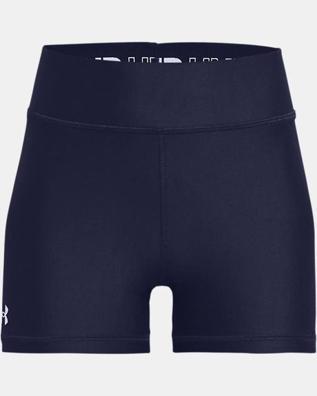 Under Armour Girls' Heatgear Armour Shorty Team 4in Short Midnight navy/white