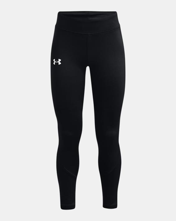 Under Armour Girls' Coldgear Leggings Black/white