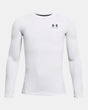 Under Armour Boys' Coldgear Long Sleeve White/black