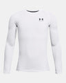 Under Armour Boys' Coldgear Long Sleeve White/black