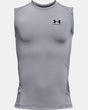 Under Armour Boys' Heatgear Sleeveless Steel/black