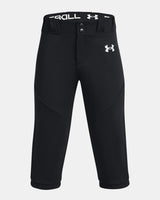 Under Armour Boys' Ua Utility Baseball Knicker Black/white