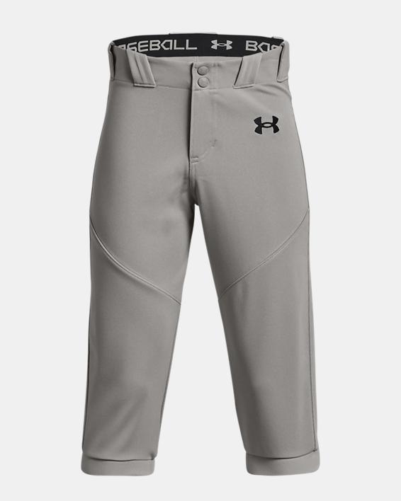 Under Armour Boys' Ua Utility Baseball Knicker Gray/black