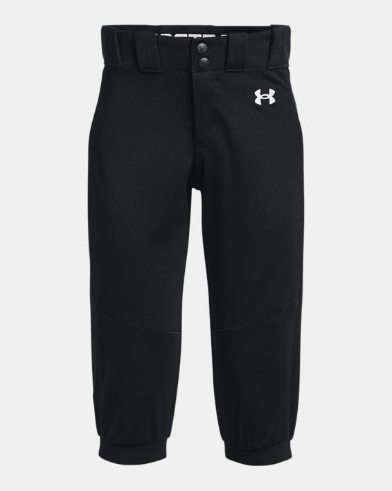 Under Armour Girls' Ua Utility Softball Pant Black/white