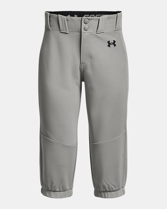 Under Armour Girls' Ua Utility Softball Pant Gray/black