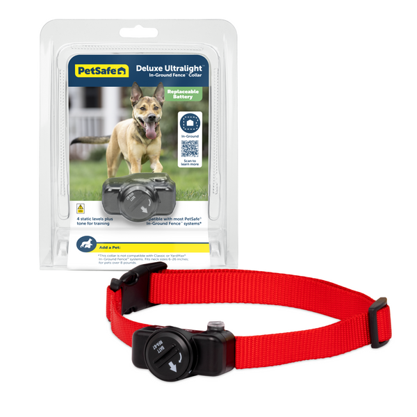 PetSafe Deluxe UltraLight Receiver Collar Red