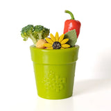 SodaPup PUP-X Rubber Treat Dispenser & Enrichment Toy - Flower Pot - Green