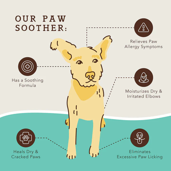 Natural Dog Company Paw Soother Balm - 2oz Tin