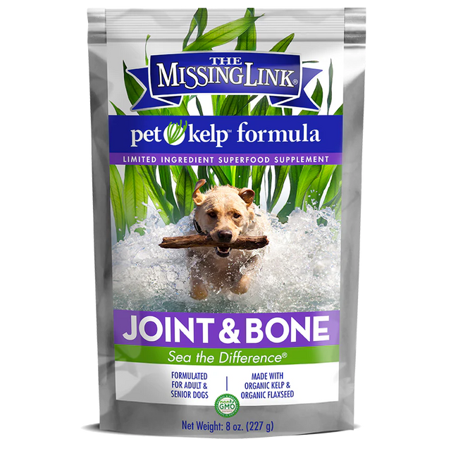 The Missing Link Pet Kelp Joint & Bone Limited Ingredient Superfood Supplement For Dogs - 8oz.