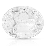 Montana Silversmiths Petite Two-tone Engraved Buckle