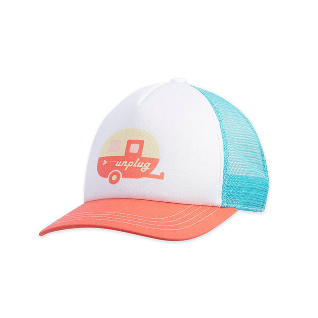 Pistil Roam Trucker Hat Coral