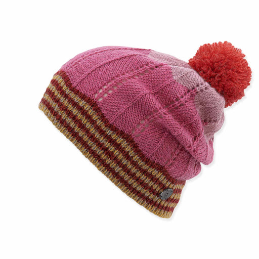 Pistil Witty Slouchy Beanie Pink