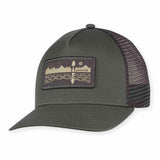 Pistil Hawk Trucker Hat Army