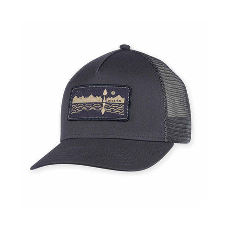 Pistil Hawk Trucker Hat - Grey Grey