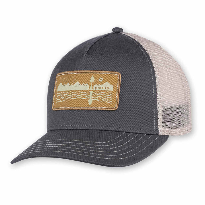 Pistil Hawk Trucker Hat Charcoal