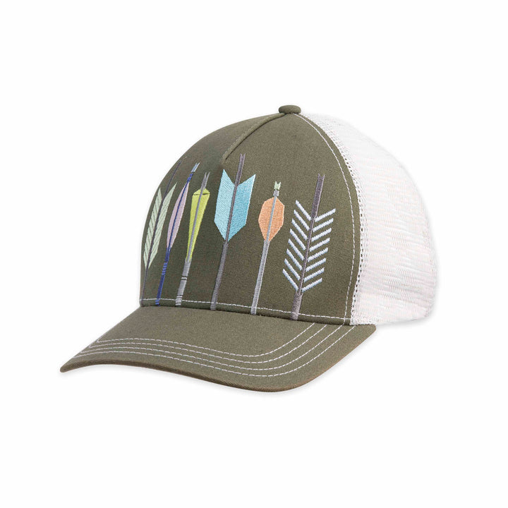 Pistil Women's Quiver Trucker Hat Olive