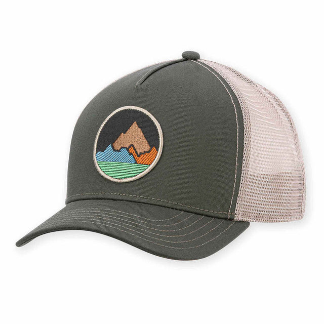 Pistil Spike Trucker Hat - Olive Olive