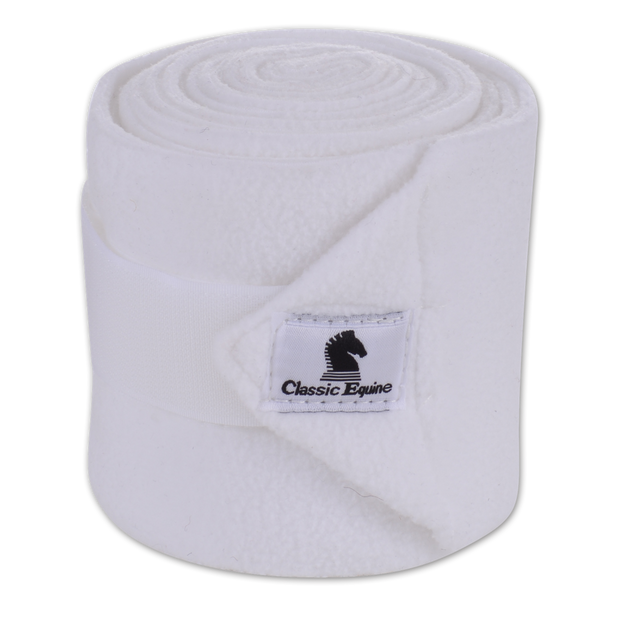 Classic Equine Polo Wraps - White