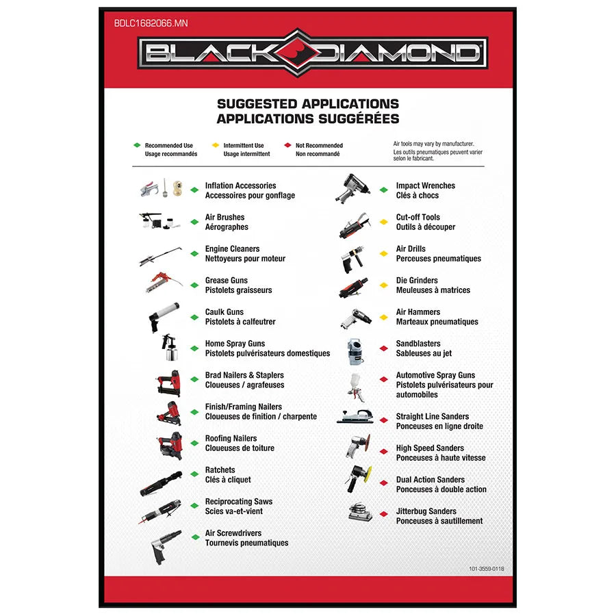 Black Diamond Portable V-Twin Vertical Compressor - 20 gal