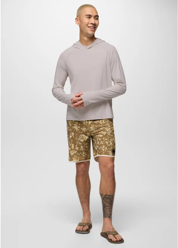 Prana Vintage Boardshort - Retro Olive Digibloom
