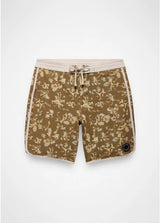 Prana Vintage Boardshort - Retro Olive Digibloom