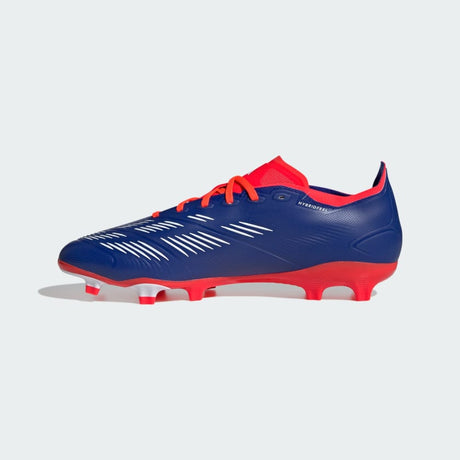 Adidas Predator League Firm Ground Adult Soccer Cleat - Lucid Blue/Cloud White/Solar Red Lucid Blue/Cloud White/Solar Red