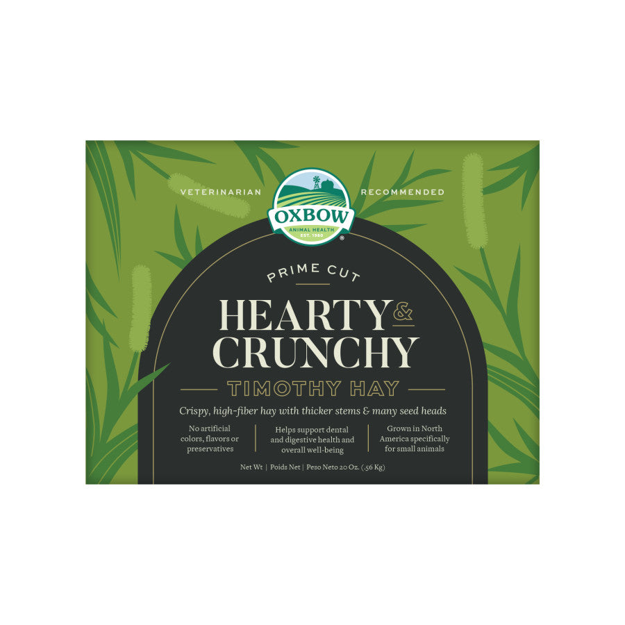 Oxbow Animal Health Prime Cut Hearty & Crunchy Timothy Hay (20oz / 40oz)