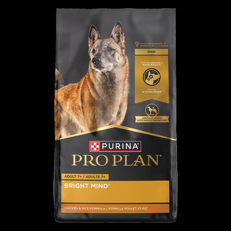 Purina Pro Plan Adult 7+ Bright Mind Chicken & Rice Formula Dry Dog Food - 30lb