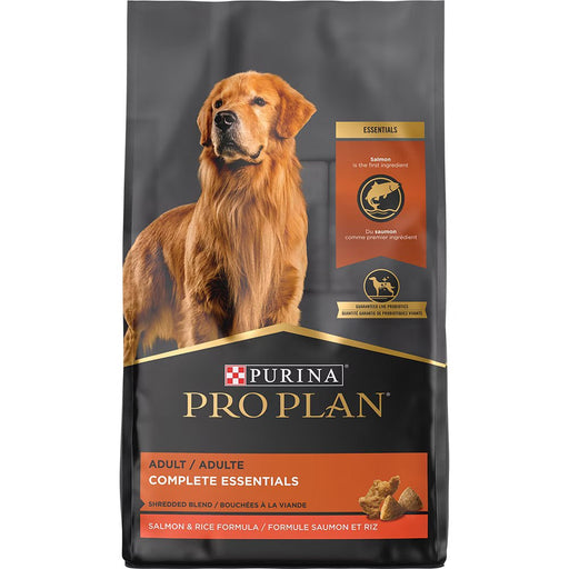 Purina Pro Plan Adult Complete Essentials Shredded Blend Salmon & Rice Dry Dog Food - (17lb & 33lb)