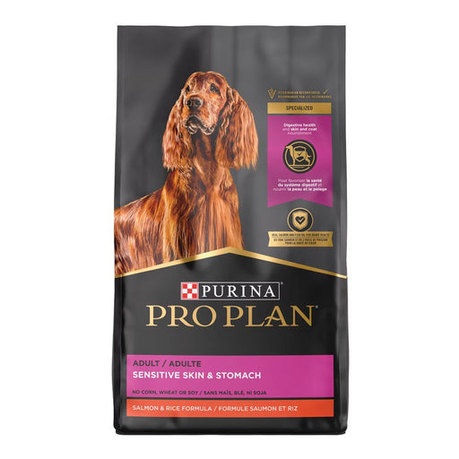 Purina Pro Plan Adult Sensitive Skin & Stomach Salmon & Rice Formula Dry Dog Food - 30lb